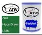 Preview: Audi, Hippy Green, L63M: 500ml Lackdose, von ATW Autoteile West.